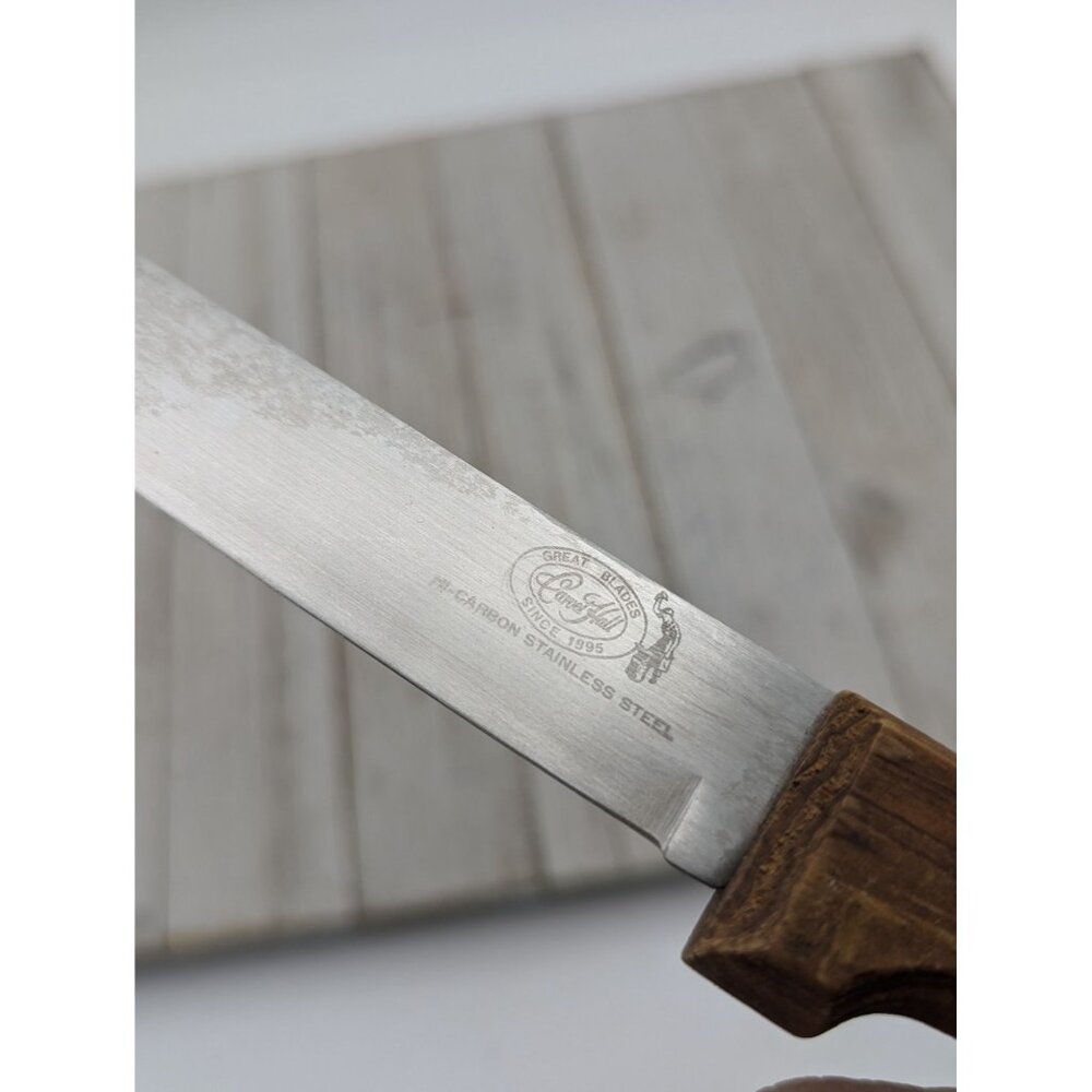 Vintage Carvel Hall Carver Knife HI Carbon Stainless Steel 7-3/4" Blade 13-1/4" - Picture 3 of 14